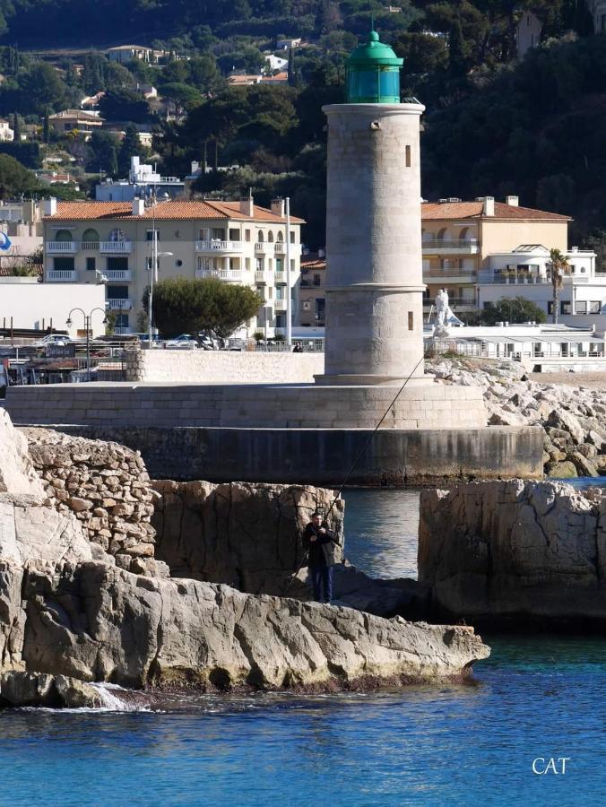 Mon Petit Paradis, Cassis Centre Apt 90 M2, 200 M Mer, Terr Plein Sud, Clim Park Prive Exteriör bild